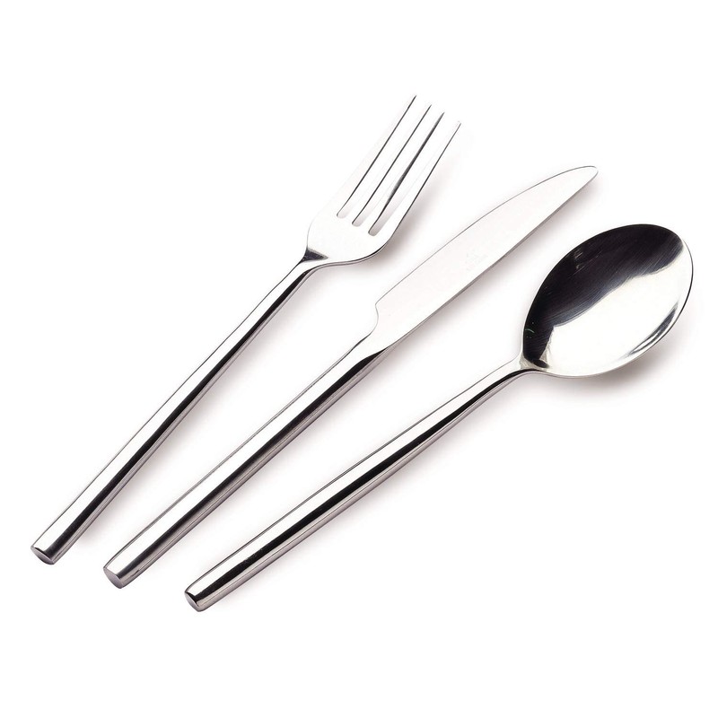 Grunwerg Contemporary Collection Chopstick Teaspoons TESCHP, 18/0 Stainless Steel, Set