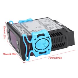 AC 220V 5A All-Purpose Digital Temperature Difference Controller Differential Thermostat with Sensor Probe for Solar Water Heater