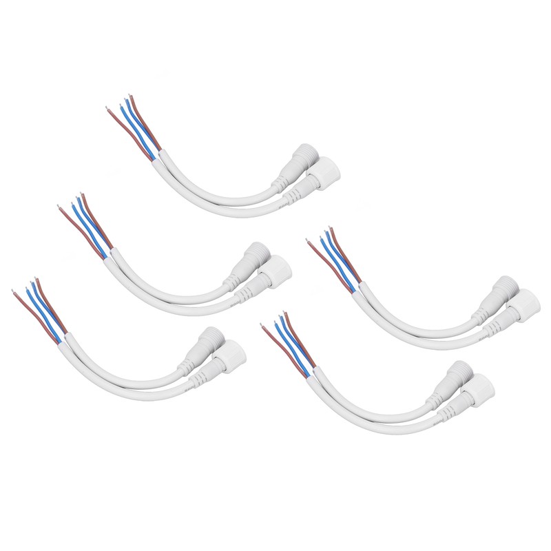5 Sets 2 Pin Electrical Connector Waterproof Male and Female