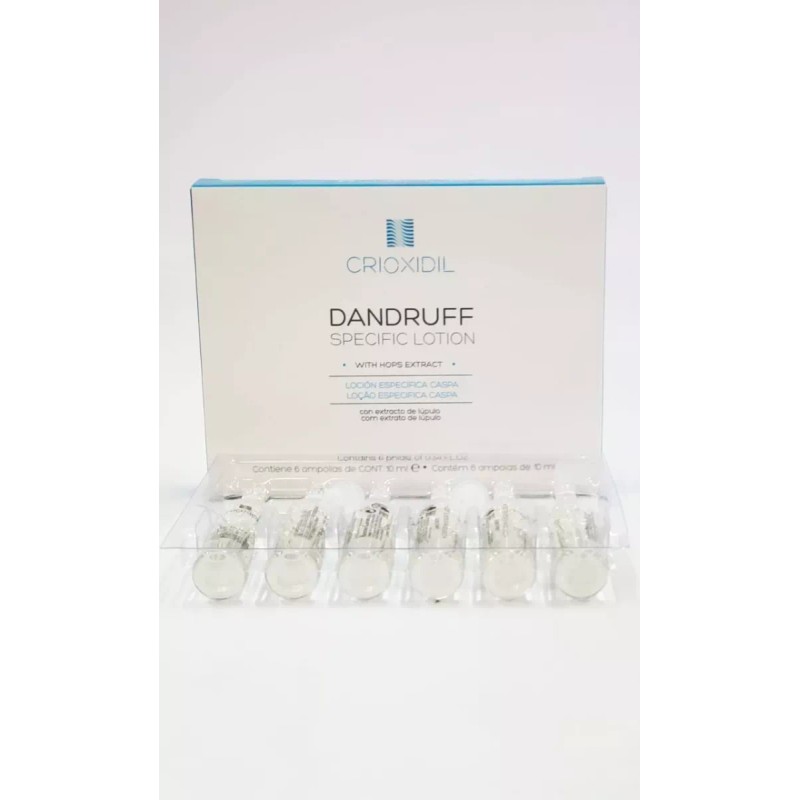 Salerm Cosmetics Ampolletas Anticaspa 6 Ampolletas Crioxidil Salerm