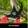 Bypass Hand Pruner with Carbon Steel Blade, Ergonomic Soft Grip
