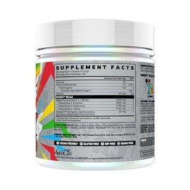 Suplemento de Aminoácidos en Polvo, Tiras Ácidas, 30 Porciones, sin Azúcar, en Intra, Después y Antes del Entrenamiento, y Bebida de Recuperación, 7G 