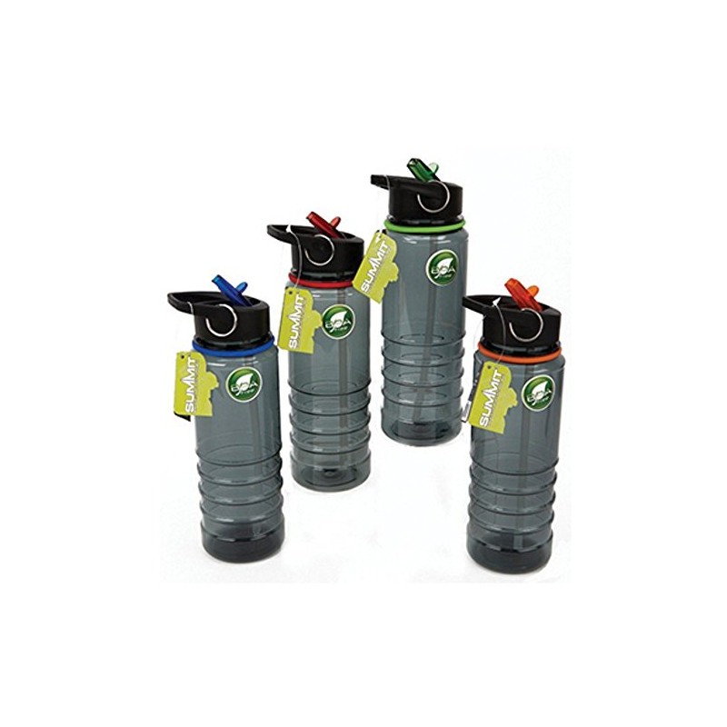 PMS 700ML BPA FREE WATER BOTTLE W/FOLDING STRAW & CARIBINER