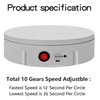 JAYEGT Motorized Rotating Display Stand, 360 Degree Electric Rotating Turntable