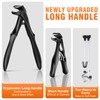 DRMODE Long Handled Toenail Clippers for Seniors, Angled Head Ergonomic