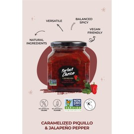 Perfect Choice Caramelized Red Pepper & Jalapeño - Sweet & Slightly Spicy Spread Ready-to-serve Dip - 12.7 oz. (pack of 3)
