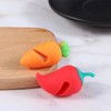 Opexicos 9Pcs Splash-Proof Pot Lid Holder Silicone Heat-Resistant Overflow-Proof Plug