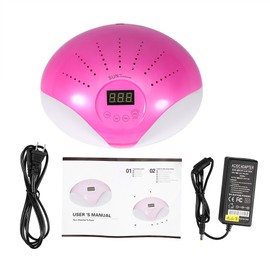 SUN 669 UVLED Nail Lamp Dryer Nail Art Tools for Nail Gel Polish with Smart Sensor  Red Rose