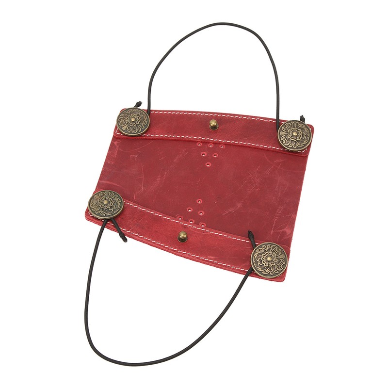 Archery Arm Guard Adjustable Strap Second Cowhide Arm Protector Pad