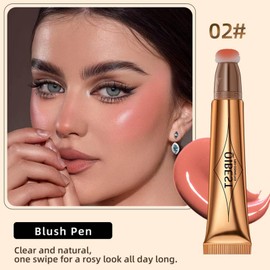 Resaltador En Barra Maquillaje, Colorete Líquido Para Las Mejillas, Barra De Rubor Líquido, Barra De Maquillaje Y Rubor 3 En 1, Liquid Blush Highlighter Makeup Highlighter & Color Para Rostro Y Cuerpo