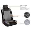Osilly 2 piezas de fundas para asientos delanteros de coche,
