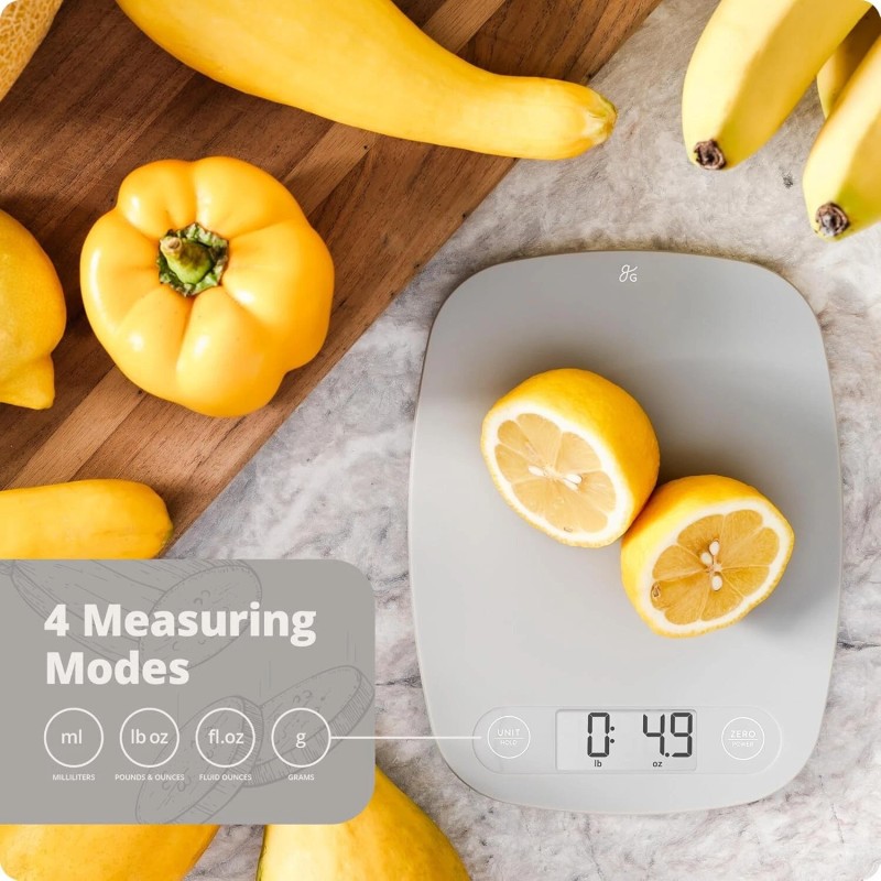 Greater Goods Digital Kitchen Scale - Cooking, Baking, Meal and