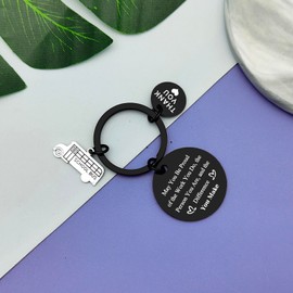 School Bus Driver Gift Bus Driver Appreciation Gift Keyring Thank You Gift for Bus Driver Back to School Gift Retirement Jewelry Graduation Gifts for Bus Driver End of Year Christmas Birthday Gifts