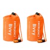 Emergency Sleeping Bag, 2 Pack Portable Thermal Bivy Sack, Waterproof