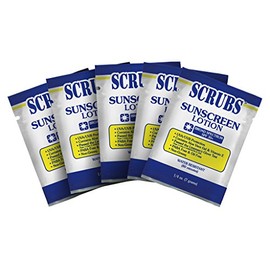 S.C.R.U.B.S. 92101 Sunscreen Lotion, 0.25 fl.oz, Pack of 100