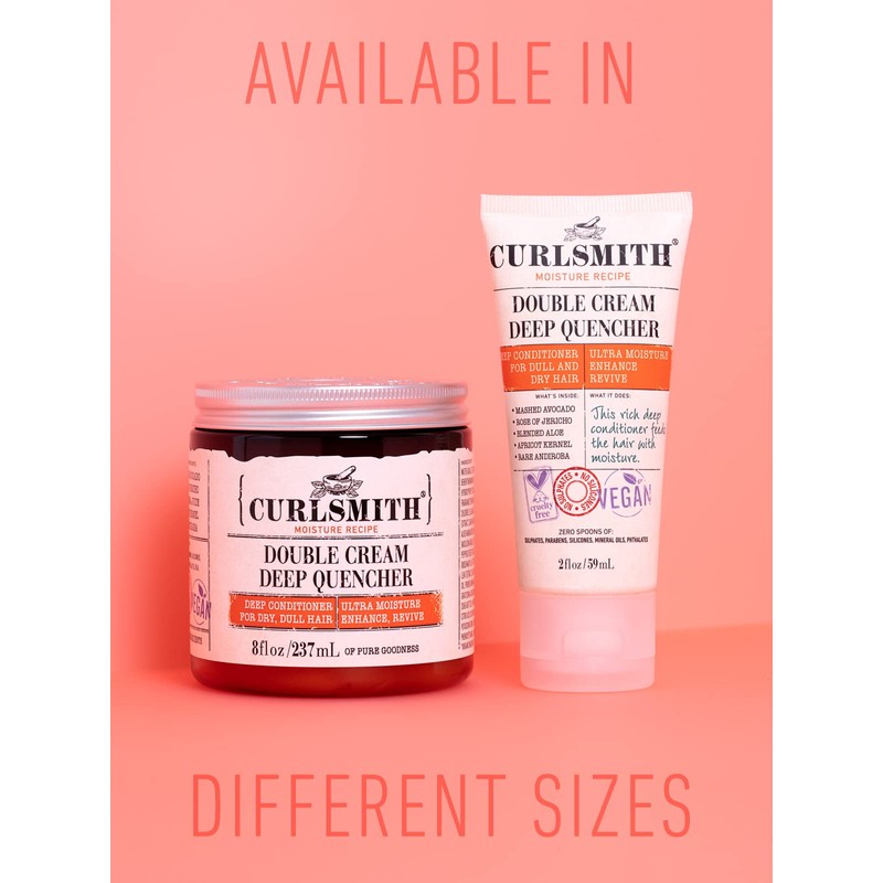 Curlsmith - Double Cream Deep Quencher - Vegan Moisturising Conditioner
