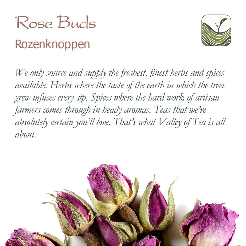 Damask Rose Bud Organic Quality - Dried Rosebud - Rosebud