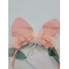 Meri Meri Headband Bunny Rabbit Ears Easter Checkered Gingham Party