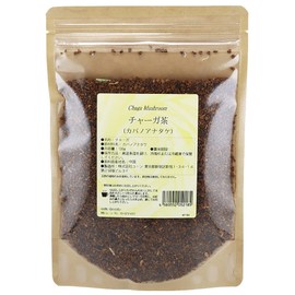 Chaga Tea (Kabano Anatake Tea) Fine Cut, Roasted (Roasted), 3.5 oz (100 g)