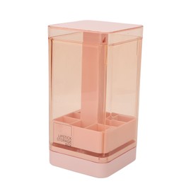 Lipstick Holder Auto Lifting Dustproof Large Capacity Transparent Window Lipstick Organizer for Lipstick Lip Gloss