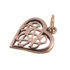 Windalf Pendant Amina Height: 2.1 cm Celtic Heart Elegant Bronze,