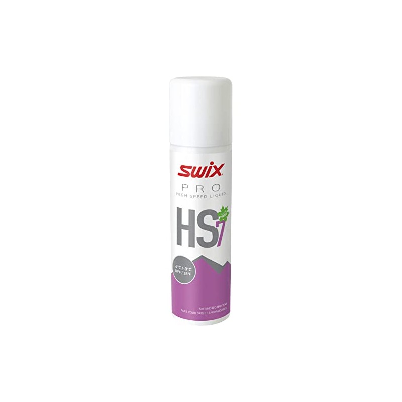 Swix HS7 Liquid Ski Wax, Violet -2°C/-7°C, 125 ml