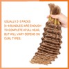 Humistwbiu Deep Wave Human Braiding Hair 100% Unprocessed Brazilian No