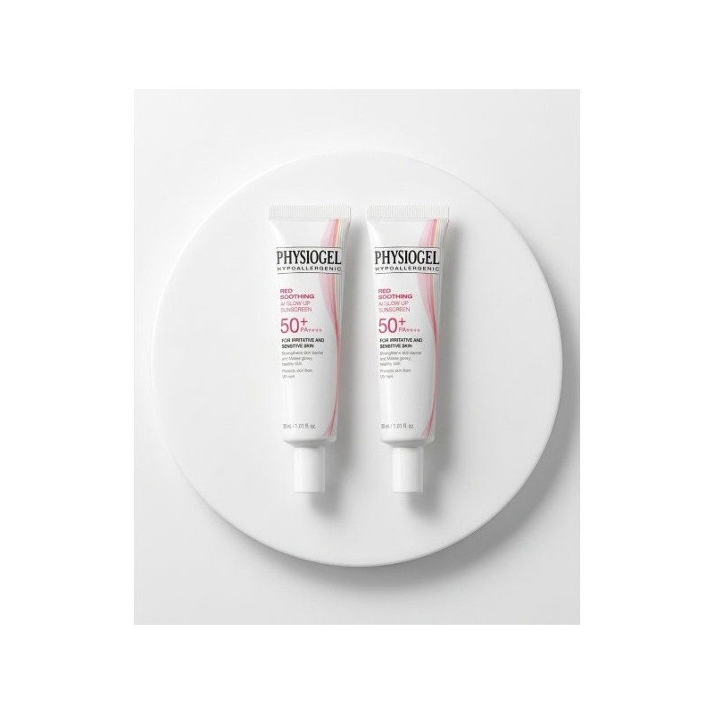 PHYSIOGEL Red Soothing AI Glow-Up Sunscreen 30ml x 2 +