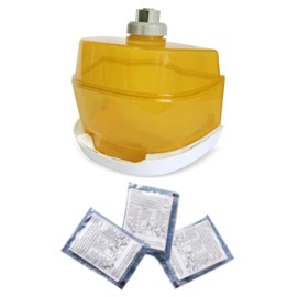 SALAV Water Tank with Cap for SALAV (GS45 Orange Tank + 3pc Decalcifier)