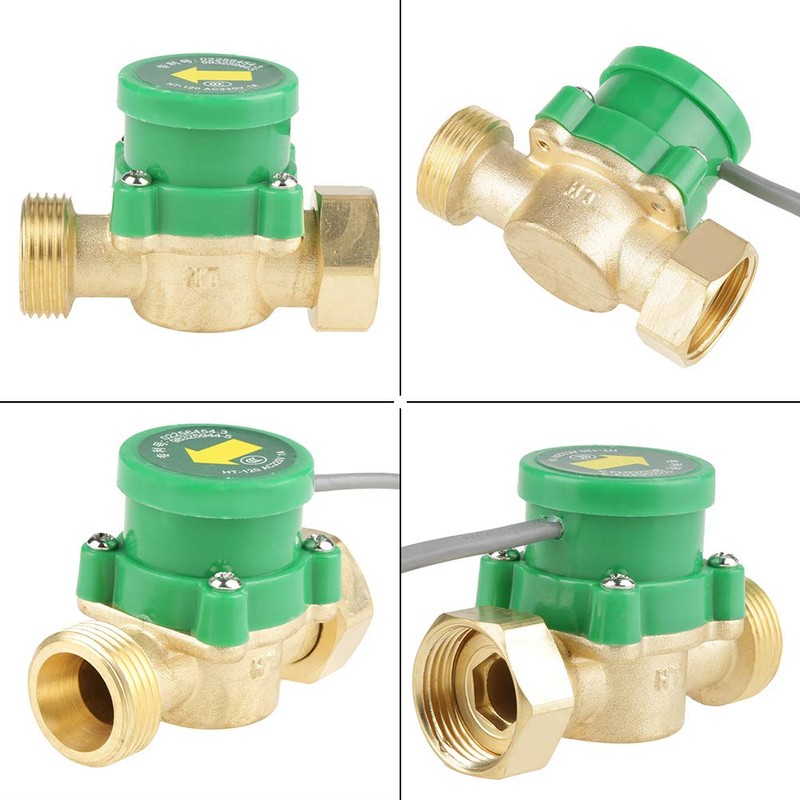 Water Flow Switch, AC 220V G3/4"-3/4" Thread Water Pump Flow