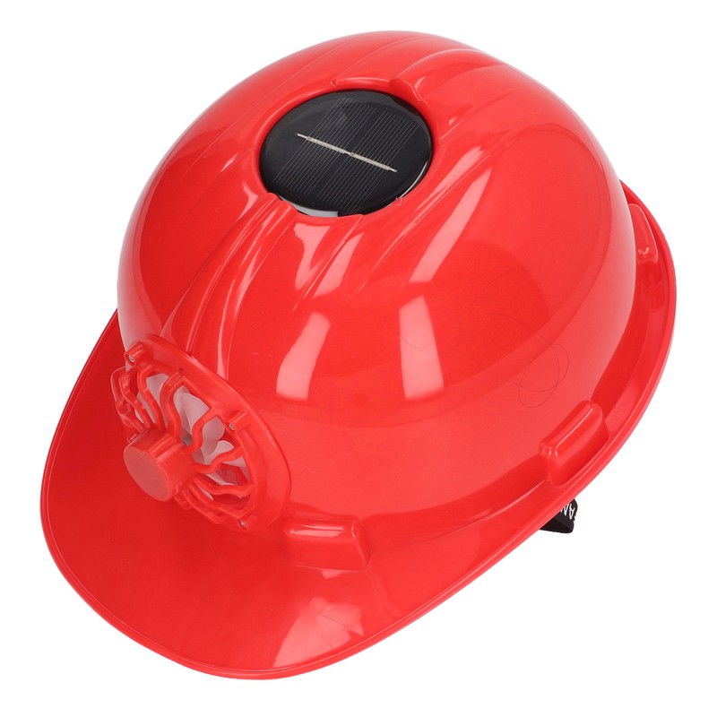 Hard Hat with Solar Fan Plastic Ventilated Safety Helmet Breathable