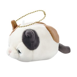 Ribuhaato Eco Bag, Palm Eco Bag, Mikeneko Yuzu (Pouch: Total Length: Approx. 2.8 inches (7 cm), Bag: Total Length: Approx. 17.1 inches (43.5 cm), Compact 88413-10