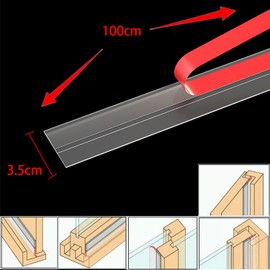Syiyunran Shower Cubicle Seals Shower Seal – Perfect for Glass Doors Extra Thick Rubber Suitable for All Shower and Room Door Types Waterproof Easy to Install Water Flow Splash Guard