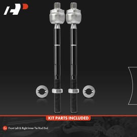 A-Premium 2 x Front Inner Tie Rod Ends, Compatible with Kia Soul 2012-2013