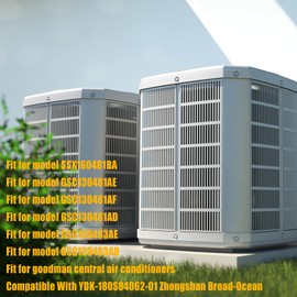 0131M00061SP Condenser Fan Motor Replacement, 1/4 HP, 208-230V, 830 RPM, Compatible with Goodman Amana Janitrol Models, Replace P/N 0131M00014PS 0131M00061S