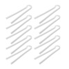 10PCS Sound Aid Tubes Replacement Easy Installation Accessory Silicone Preformed