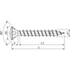 SPAX Screw Head Lentils T-STAR Plus, Stainless A2, Fully Threaded,