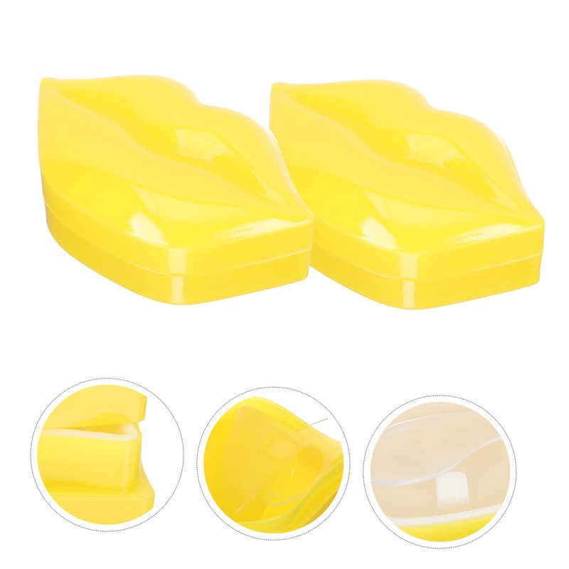 Baluue 2 Boxes Moisturizing Lip Mask Exfoliating Lip Masks for