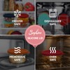 Sophico 4 Cup Round Silicone Storage Cover Lids Replacement for