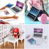 5 Pieces Dollhouse Learning Accessories, 1:12 Mini Dollhouse Laptop, Gnome