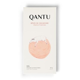 Qantu Dreams of Cashmere Goat Milk Chocolate Bar, 50 GR