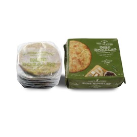 Ines Rosales Rosemary and Thyme Olive Savory Oil Tortas (Pack of 5) (Tortas Aceite con Romero y Tomillo) 6.34 Oz (180 g) Each pack contains six Fine Mediterranean Crisps(Tortas) individually wrapped