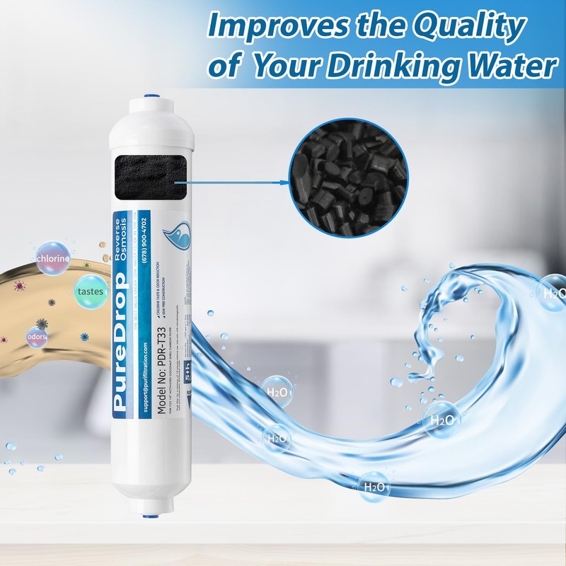 PureDrop PDR-F5-50 Replacement Water Filter Pack for 50 GPD Reverse
