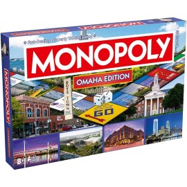 Monopoly Omaha NE Edition Board Game 2-6 Players Family Board Games New Gift