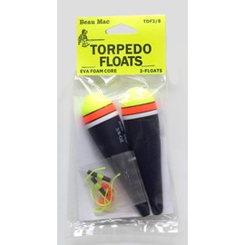 Beau Mac TDF3/8 Torpedo EVA Floats 3/8oz 2Pk