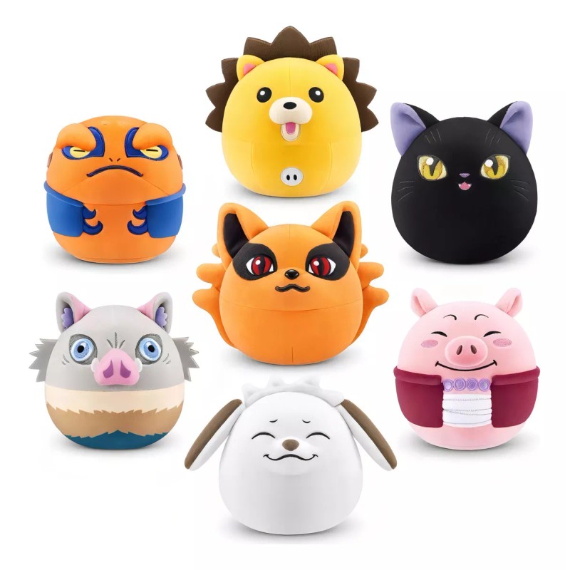 Zuru Capsula Peluches Sorpresa Personajes Anime Pop Color Blanco