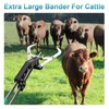 Stainless Steel Large Bander and 24pcs Bands, Cattle Banding Tools,