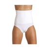 Camille Womens White Seamfree Shapewear Comfort Hi Waisted Control Brief