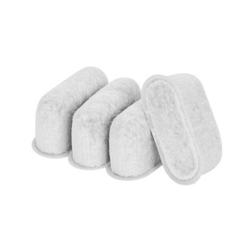 ZJZZJZ Delonghi 7313285779 water filter, Coffee Maker Carbon Filter, Espresso Machine Activated Charcoal Filter Replacement Accessories Parts (4 Pcs)