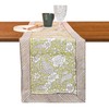 Perilla Home - Camino de mesa rectangular con estampado de